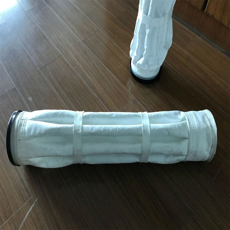 % 100 PTFE Pleated Filter Bag Su geçirmez Alkali Direnci toz toplayıcı filtreler