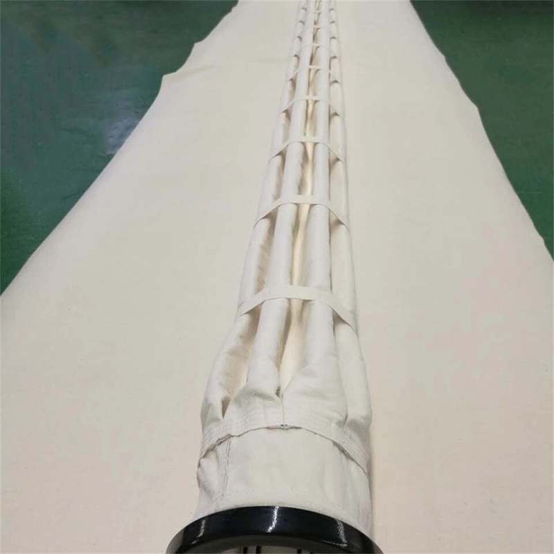 % 100 PTFE Pleated Filter Bag Su geçirmez Alkali Direnci toz toplayıcı filtreler